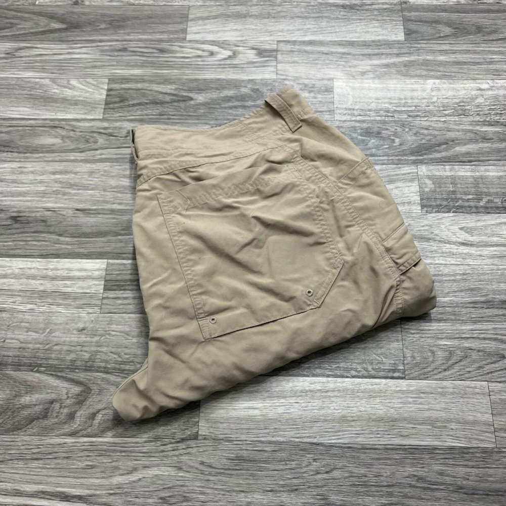 HARD WEAR Classic Straight Convertible Beige Cargo Pants Men's Size W 36 L 32